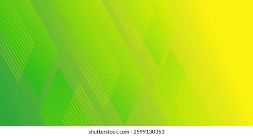 Abstract green background with lines