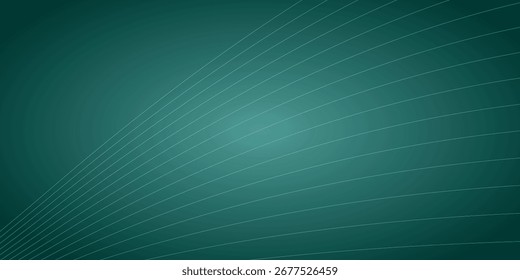 Fondo verde abstracto con líneas