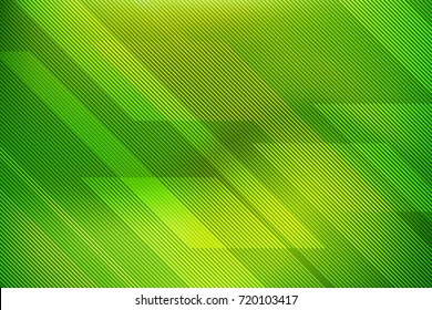 Abstract Green Background With Lines