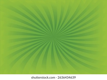 Abstract green background with green lines dark centered in the middle