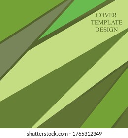 abstract green background with lines. illustration technology.