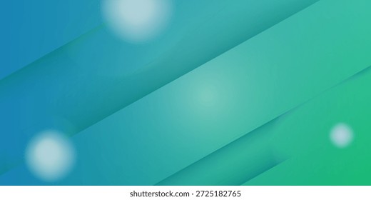 fondo verde abstracto con líneas, Anuncio de Plantilla panorámica y espacio de copia para texto o Imagen.