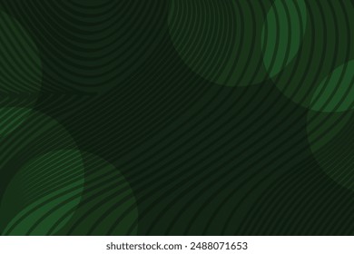 abstract green background with lines. Vector illustration