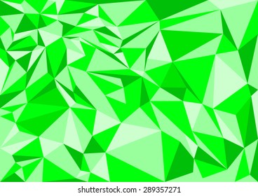 abstract green background, low poly textured triangle shapes in random pattern, trendy lowpoly background