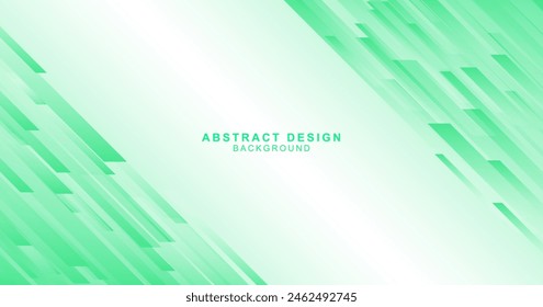 Abstract green background material composed of green diagonal lines