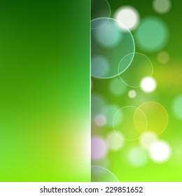 abstract green background with matt glass