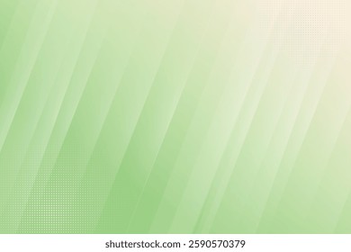Abstract green background. Minimal geometric white light background abstract design.