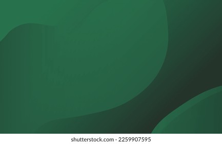 abstract green background  with modern corporate technology concept presentation or banner design , web, page, greeting, card, background. Vector illustration with line stripes texture elements