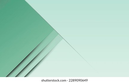 abstract green background  with modern corporate technology concept presentation or banner design , web, page, greeting, card, background. Vector illustration with line stripes texture elements
