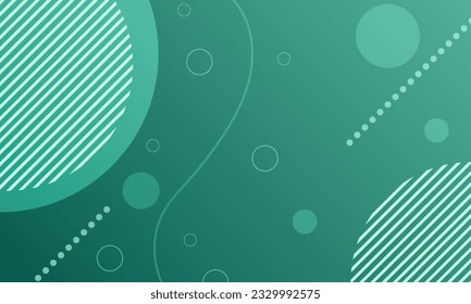 fondo verde abstracto con moderna presentación de concepto de tecnología corporativa o diseño de banner , web, página, saludo, tarjeta, fondo. Ilustración vectorial con elementos de textura de rayas de línea