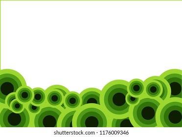 abstract green background. modern design. creative template.