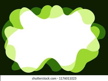 abstract green background. modern design. creative template.