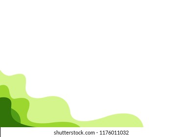 abstract green background. modern design. creative template.