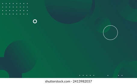 Abstract green background. Modern shape concept. Template for invitation, business card for presentation design