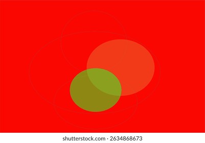Fundo verde abstrato das fases da lua
