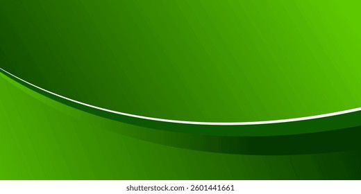 Abstract green background with overlap shadow lights pattern. Colorful green design. Simple and modern concept.