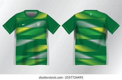 abstract green background pattern for sport jersey design mockup