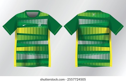 abstract green background pattern for sport jersey design mockup