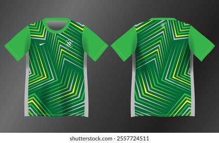 abstract green background pattern for sport jersey design mockup