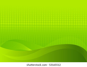 Abstract green background with place for a text