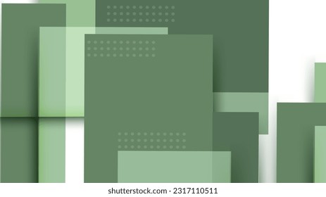 Abstract green background poster with dynamic. technology network illustration.