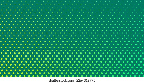 Abstract green background with pot circles. Backdrop for banners, posters or flyers, signs and businesses, advertising and websites, social media covers, designs and cards