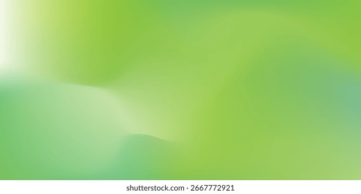 Fondo verde abstracto para la presentación del producto con la luz del sol y el arte simple borroso