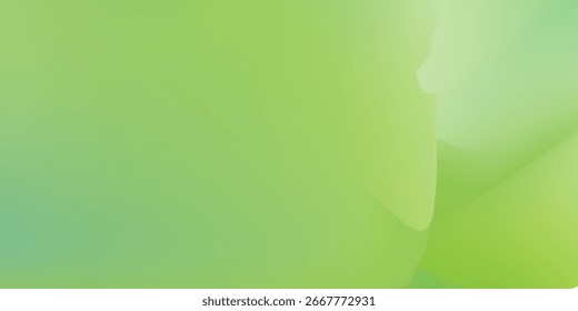 abstract green background for product presentation with sunlight and blurred simple art modern studio shadow shiny good nice vector