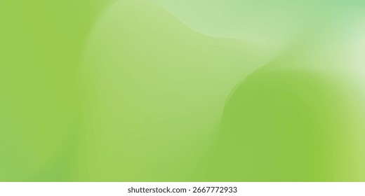 Fondo verde abstracto para la presentación del producto con la luz del sol y el estudio de arte moderno simple borroso