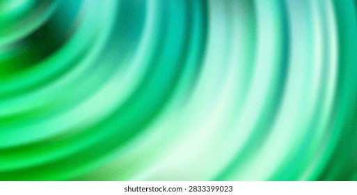 Abstract green background with radial motion swirl and blurry blur effect