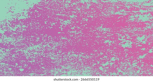 abstrakter grüner Hintergrund, gekratzter Rahmen. Grunge Urban Hintergrund Textur Vektor. Staubüberlagerung. Vintage-Grunge-Papier-Textur einzeln. Alte abgenutzte Overlay bedrückt Hintergrund. 