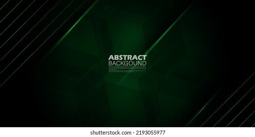 abstract green background with shadows and simple lines. looks 3d with additional light. suitable for posters, brochures, e sports and others. eps10 vector