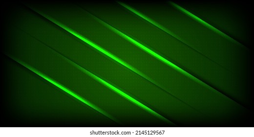 abstract green background with shine . 3d look and cool design . illustration eps10 vector