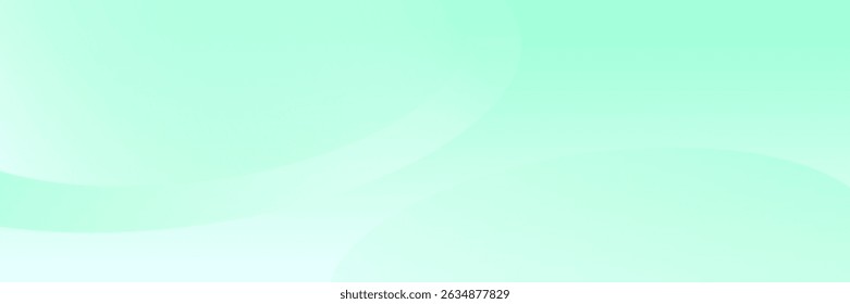 abstract green background with smooth, flowing curves and a light gradient effect. This minimalist design evokes a sense of calmness, freshness, and nature