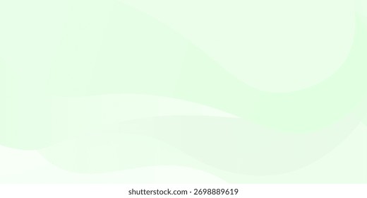 Fondo verde abstracto con curvas suaves y fluidas y un efecto de degradado de luz. Este diseño minimalista evoca una sensación de calma, frescura y naturaleza.