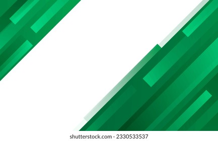 Abstrakter grüner Hintergrund mit quadratischen Formen. Vektorgrafik