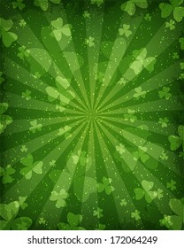 Abstract green background for St. Patrick's Day