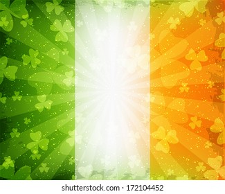 Abstract green background for St. Patrick's Day