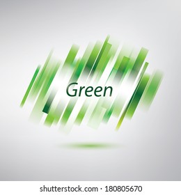 abstract green background, straight lines, ecology concept