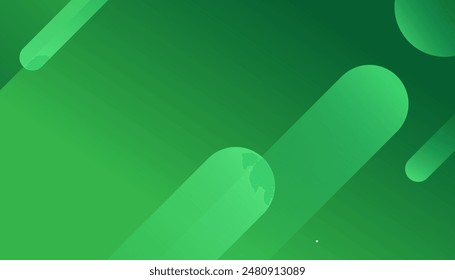 Abstract Green Background with Stripes. Creative illustration for poster, web, landing, page, cover