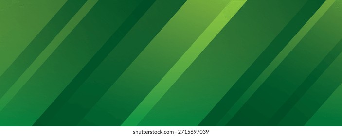 Fondo verde Abstractas con rayas. Vector Anuncio mínimo.