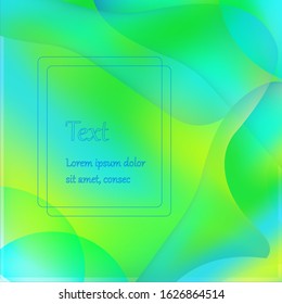abstract green background. Stylish background for brochure, flyer, advertisement.
