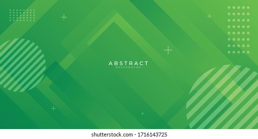 Abstract green background. Suit for presentation design with modern corporate and business concept. Vector illustration design for presentation, banner, cover, web, header, flyer, poster, wallpaper