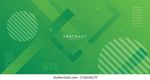 Abstract green background. Suit for presentation design with modern corporate and business concept. 