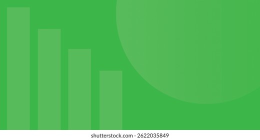 Abstract green background. Suit for presentation design with modern corporate and business concept. Vector illustration design for presentation, banner, cover, web, header, flyer, poster, wallpaper