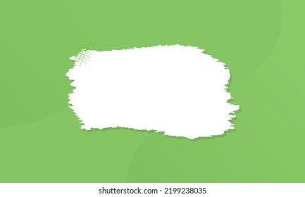Abstract Green Background Template, Birthday Party Poster, Flyer, Festive Background, Invitation Card Design with Cute Childish Paper Vector Illustration