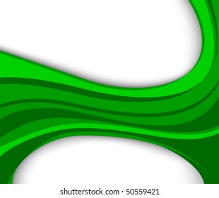 Abstract green background template. Clip-art