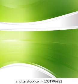 Abstract Green Background Template Design