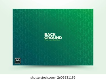 abstract green background template with natural element geometric composition