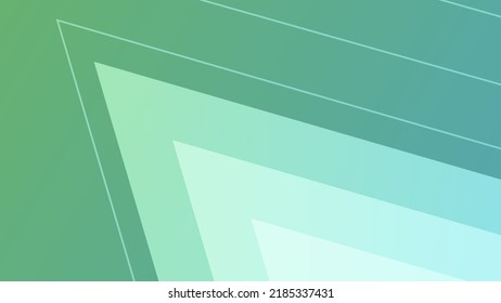 Abstract Green Background Template Vector, Green Background with Beautiful Wave Design